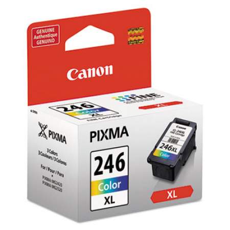 Canon 8280B001 (CL-246XL) ChromaLife100+ High-Yield Ink, 300 Page-Yield, Tri-Color