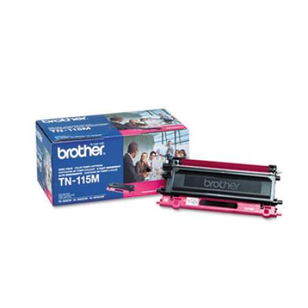 Brother TN115M High-Yield Toner, 4,000 Page-Yield, Magenta