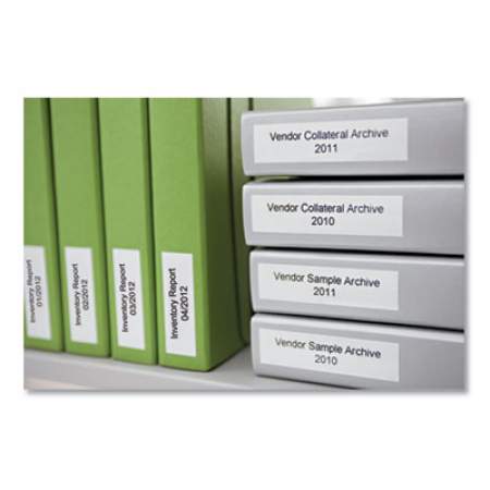 DYMO D1 Durable Labels, 0.5" x 23 ft, White, 6/Pack (2025517)