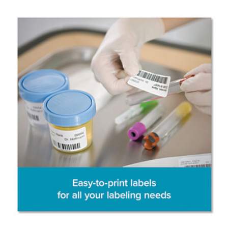 DYMO LW Multipurpose Labels, 1" x 2.13", White, 500/Roll, 6 Rolls/Pack (2050764)