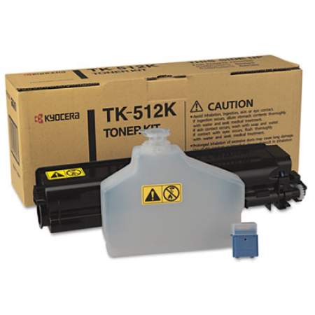 Kyocera TK512K Toner, 8,000 Page-Yield, Black