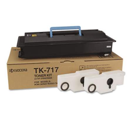 Kyocera TK717 Toner, 34,000 Page-Yield, Black