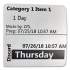 Seiko SLP-FPL Food Prep Labels for Food Prep Labeling Printers, 2" x 2", Black, 500 Labels/Roll