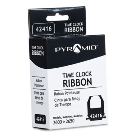 Pyramid Technologies 42416 Time Clock Ribbon, Black (821707)