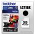 Brother LC71BK Innobella Ink, 300 Page-Yield, Black