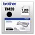 Brother TN420 Toner, 1,200 Page-Yield, Black