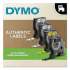 DYMO D1 Flexible Nylon Label Maker Tape, 0.75" x 11.5 ft, Black on White (16954)