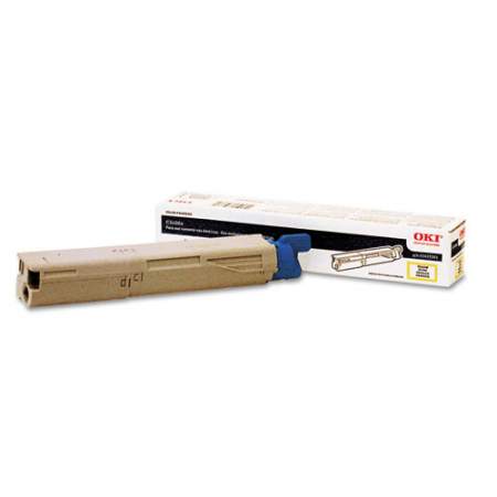 Oki 43459301 High-Yield Toner, 2,000 Page-Yield, Yellow