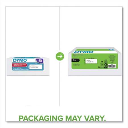 DYMO LW Address Labels, 0.75" x 2", White, 500/Roll, 6 Rolls/Pack (2050766)