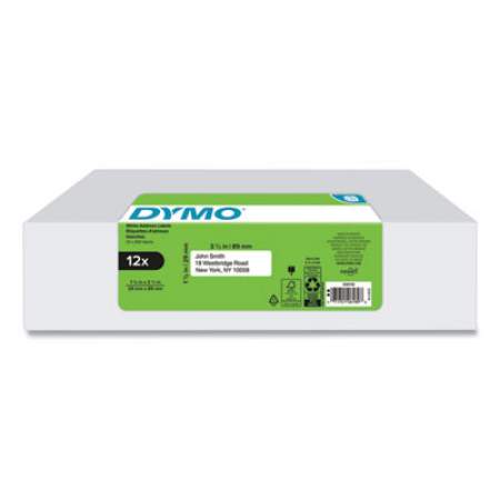 DYMO LW Address Labels, 1.13" x 3.5", White, 350/Roll, 12 Rolls/Pack (2050768)