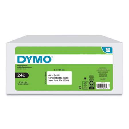 DYMO LW Shipping Labels, 2.13" x 4", White, 220/Roll, 24 Rolls/Pack (2050817)
