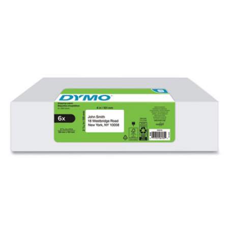 DYMO LW Shipping Labels, 2.31" x 4", White, 300/Roll, 6 Rolls/Pack (2050765)