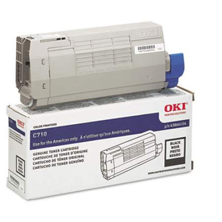 Oki 43866104 Toner, 11,500 Page-Yield, Black