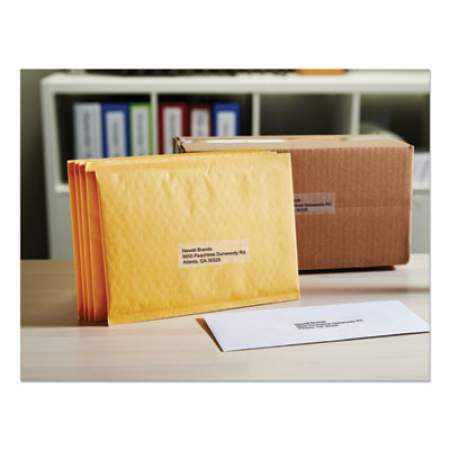 DYMO LabelWriter Address Labels, 1.12" x 3.5", Clear, 130 Labels/Roll (30254)