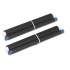 Panasonic KX-FA91 Thermal Film Roll, 80 Page-Yield, Black, 2/Box