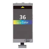 Compatible Canon 1511B002 (CLI-36) Ink, 100 Page-Yield, Tri-Color (1511B002)
