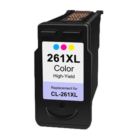 Compatible Canon 3724C001 (CL-261XL) High-Yield Ink, Color (3724C001)