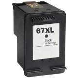 Compatible HP 67XL, (3YM57AN) High-Yield Black Ink Cartridge