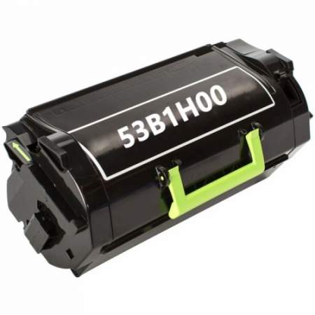 Compatible Lexmark 53B1000 Unison High-Yield Toner, 25,000 Page-Yield, Black (53B1H00)
