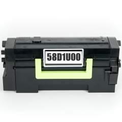 Compatible Lexmark 58D1U00 High-Yield Toner, 55,000 Page-Yield, Black (58D1U00)