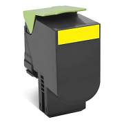 Compatible Lexmark 80C1HY0 Return Program High-Yield Toner, 3,000 Page-Yield, Yellow (80C1HY0)