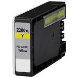 Compatible Canon 9270B001 (PGI-2200XL) High-Yield Ink, 1,520 Page-Yield, Yellow (9270B001)
