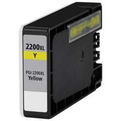 Compatible Canon 9270B001 (PGI-2200XL) High-Yield Ink, 1,520 Page-Yield, Yellow (9270B001)