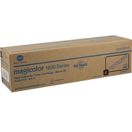 Compatible Konica Minolta A0V301F Black Toner Cartridge (A0V301F)
