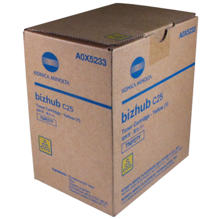 Konica Minolta TNP27Y Yellow Toner Cartridge