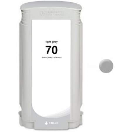 Compatible HP 70, (C9451A) Light Gray Ink Cartridge