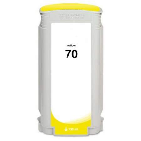 Compatible HP 70, (C9454A) Yellow Ink Cartridge
