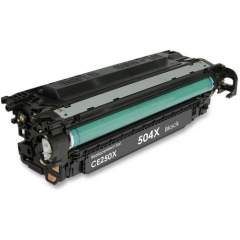 Compatible HP 504X, (CE250X) High-Yield Black LaserJet Toner Cartridge