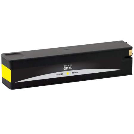 Compatible HP 981Y, (L0R15A) Extra High-Yield Yellow PageWide Cartridge