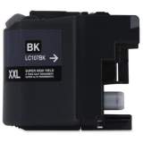 Compatible Brother LC107BK Innobella Super High-Yield Ink, 1,200 Page-Yield, Black (LC107BK)