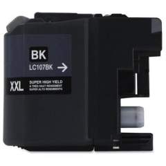 Compatible Brother LC107BK Innobella Super High-Yield Ink, 1,200 Page-Yield, Black (LC107BK)