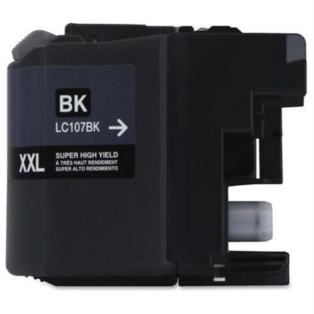 Compatible Brother LC107BK Innobella Super High-Yield Ink, 1,200 Page-Yield, Black (LC107BK)