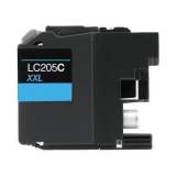 Compatible Brother LC205C Innobella Super High-Yield Ink, 1,200 Page-Yield, Cyan (LC205C)