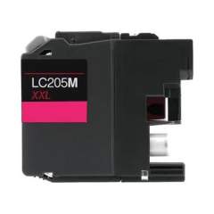 Compatible Brother LC205M Innobella Super High-Yield Ink, 1,200 Page-Yield, Magenta (LC205M)