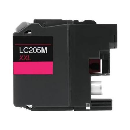 Compatible Brother LC205M Innobella Super High-Yield Ink, 1,200 Page-Yield, Magenta (LC205M)