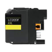 Compatible Brother LC205Y Innobella Super High-Yield Ink, 1,200 Page-Yield, Yellow (LC205Y)