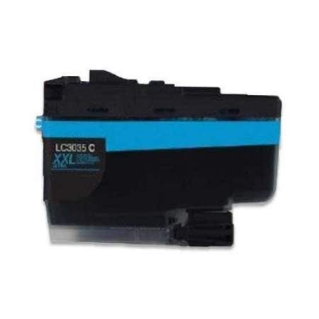 Compatible Brother LC3035C INKvestment Ultra High-Yield Ink, 5,000 Page-Yield, Cyan (LC3035C)