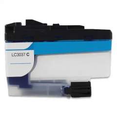 Compatible Brother LC3037C INKvestment Super High-Yield Ink, 1,500 Page-Yield, Cyan (LC3037C)