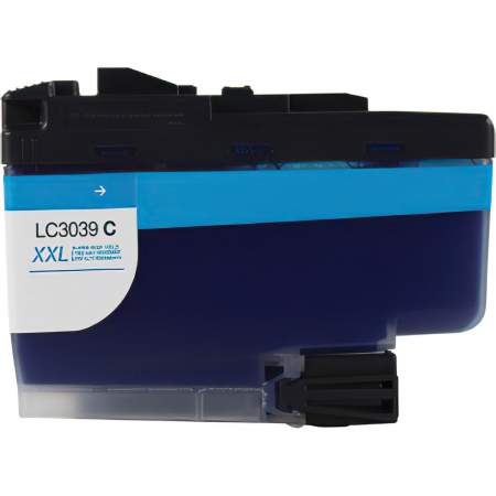 Compatible Brother LC3039C INKvestment Ultra High-Yield Ink, 5,000 Page-Yield, Cyan (LC3039C)