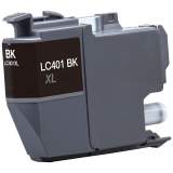 Compatible Brother LC401XLBK High Yield Black Ink Cartridge (LC401XLBK)