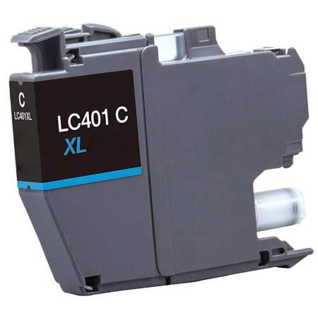 Compatible Brother LC401XLC High Yield Cyan Ink Cartridge (LC401XLC)