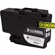 Compatible Brother LC406XL Black High Yield Ink Cartridge (LC406XLBK)