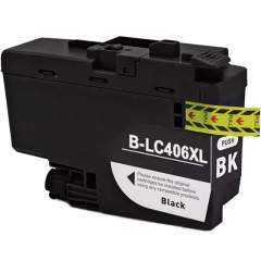 Compatible Brother LC406XL Black High Yield Ink Cartridge (LC406XLBK)