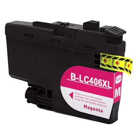 Compatible Brother LC406XL Magenta High Yield Ink Cartridge (LC406XLM)
