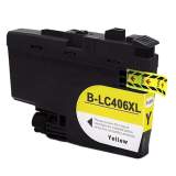 Compatible Brother LC406XL Yellow High Yield Ink Cartridge (LC406XLY)