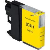 Compatible Brother LC61Y Innobella Ink, 325 Page-Yield, Yellow (LC61Y)